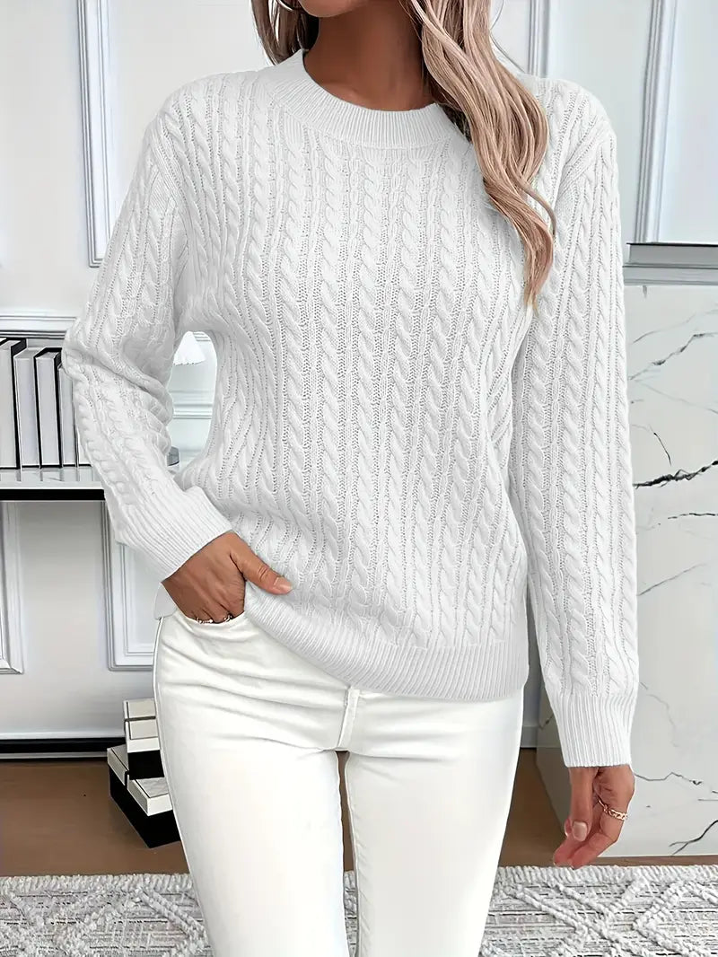 Lena – Cable Knit Sweater