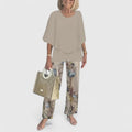 Fern | Women's Casual Floral Print Top and Wide-Leg Pants Set