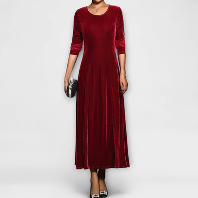 April - Soft Velvet Dress