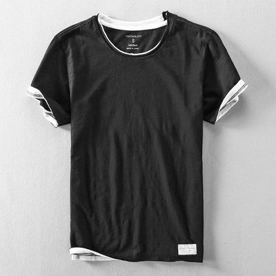 Elias Double-Layer Crew Neck Tee