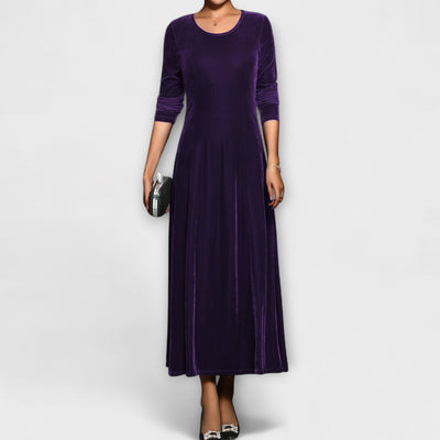 April - Soft Velvet Dress