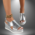 PLATFORM WEDGE SANDALS