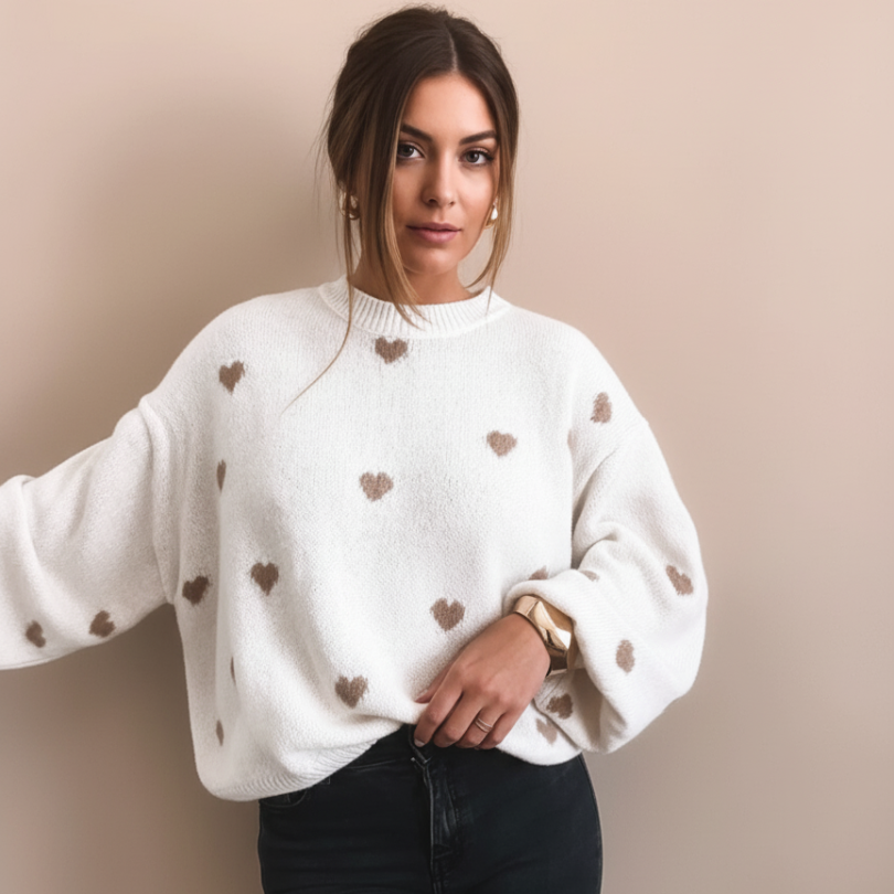 Isla | Hearts Sweater