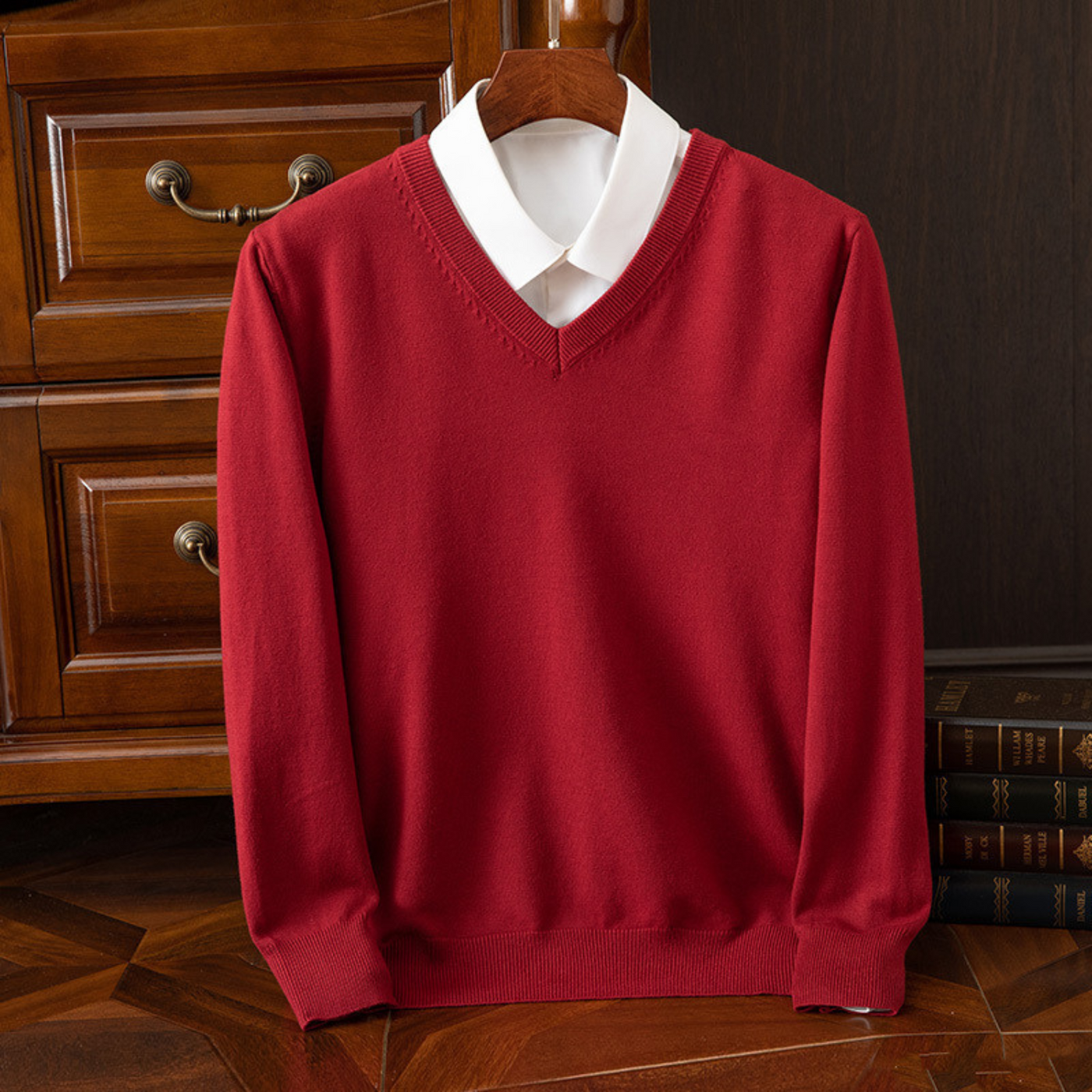 Evander - V-Neck Jumper