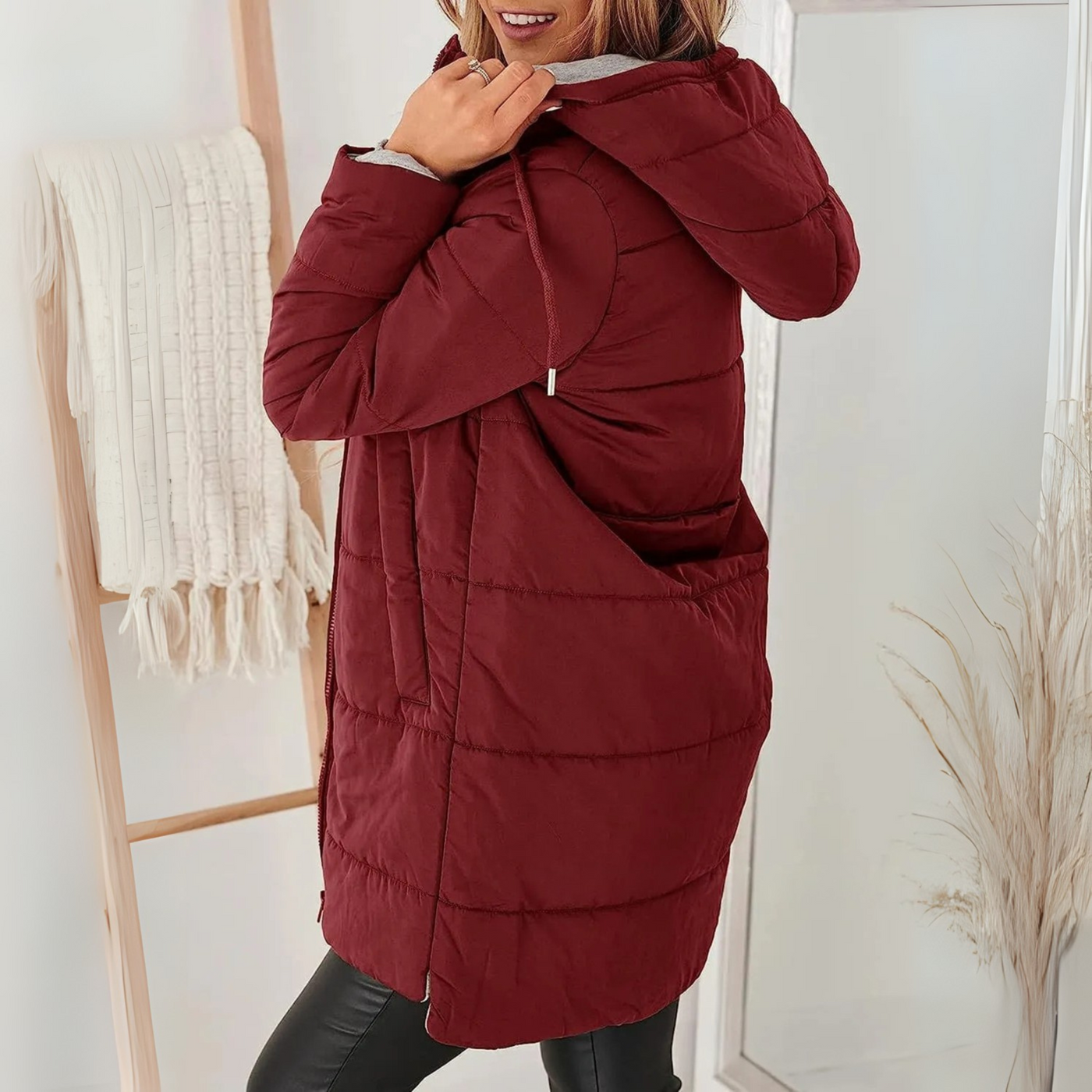 Grace | Casual Hooded Puffer Down Jacket