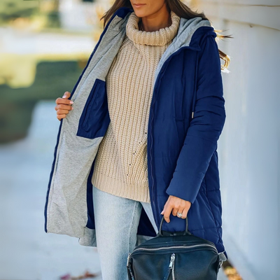 Grace | Casual Hooded Puffer Down Jacket