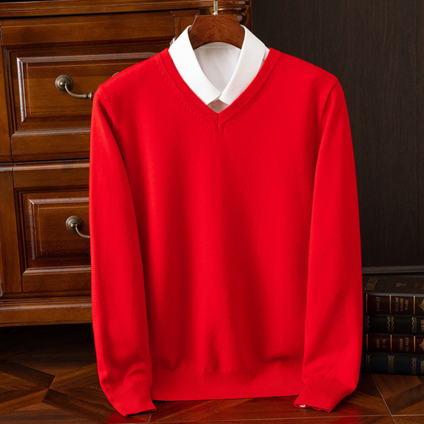 Evander - V-Neck Jumper