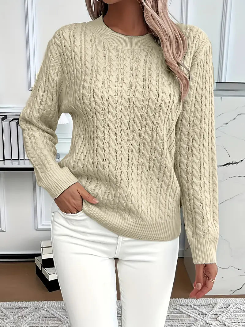 Lena – Cable Knit Sweater