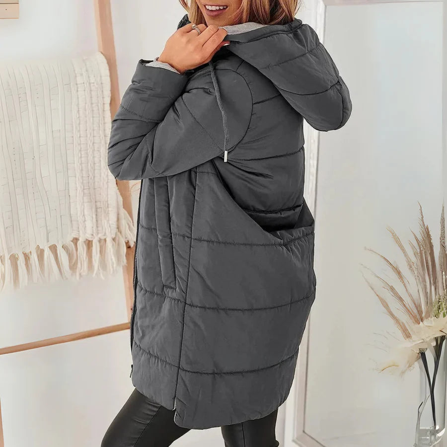 Grace | Casual Hooded Puffer Down Jacket