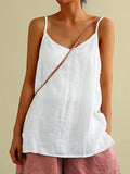 Relaxed Spaghetti Strap Tank Top for Women