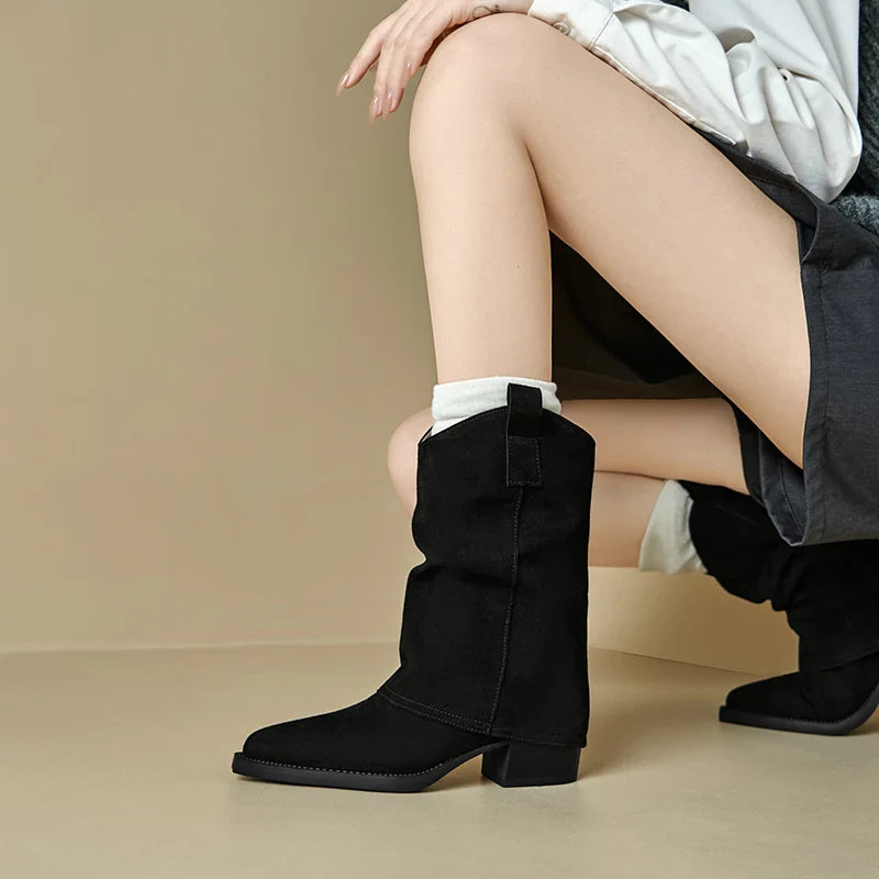 Audrey | Vintage Look Boots