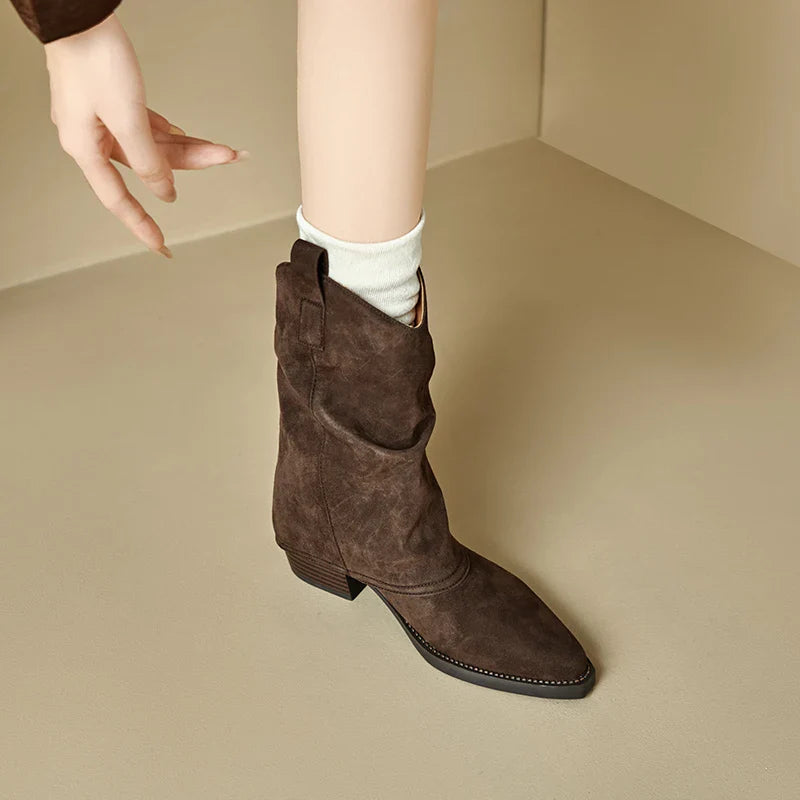 Audrey | Vintage Look Boots