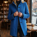Classic Buttoned Wool Coat
