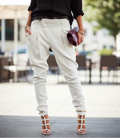 Tailored Tapered Ankle Pants