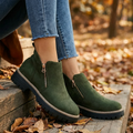 Chunky Zip Ankle Boots