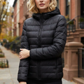 Lightweight Hooded Puffer Jacket