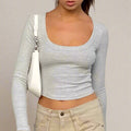 Long Sleeve Crop Top
