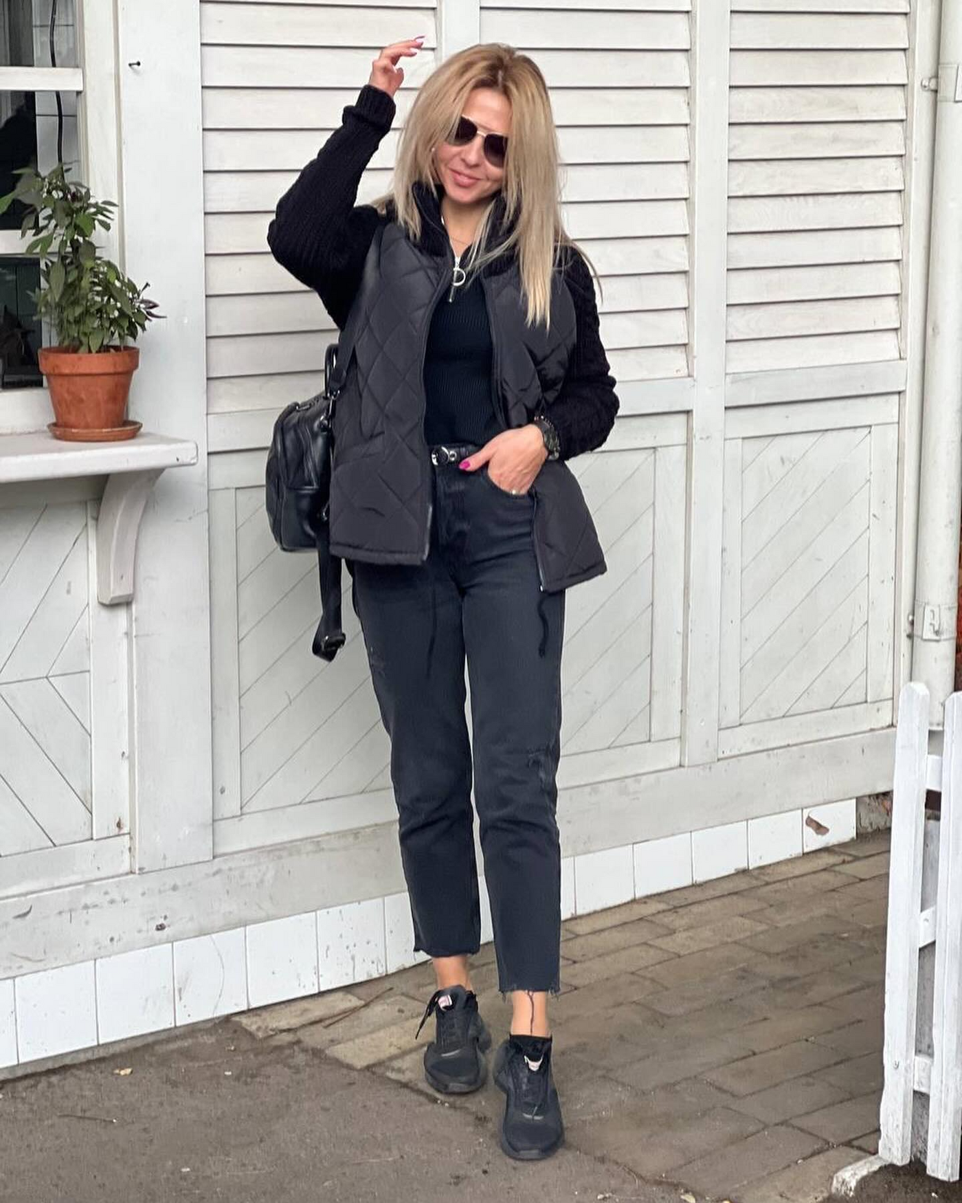 Ava - Patchwork Knitted Jacket for Women