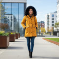 Women’s Fur Trim Hooded Winter Jacket