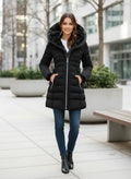 Women’s Waterproof Puffer Winter Jacket with Hood
