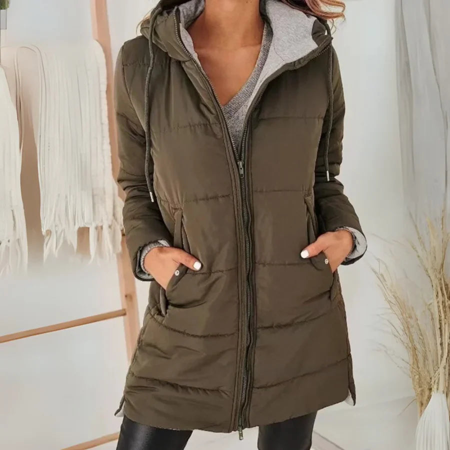 Grace | Casual Hooded Puffer Down Jacket