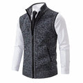 Matthew | Men's Zip-Up Sleeveless Knit Cardigan Sweater Vest