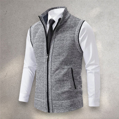 Levi | Full-Zip Knit Vest