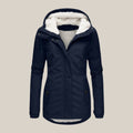 Harper | Women's Sherpa-Lined Hooded Quilted Jacket Fleece Winter Coat